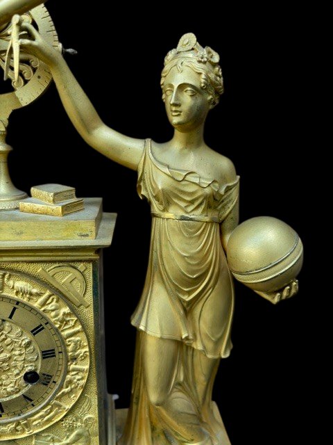 Orologio in bronzo dorato (meccansimo da revisionare ) -photo-2
