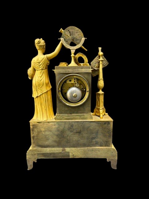 Orologio in bronzo dorato (meccansimo da revisionare ) -photo-3