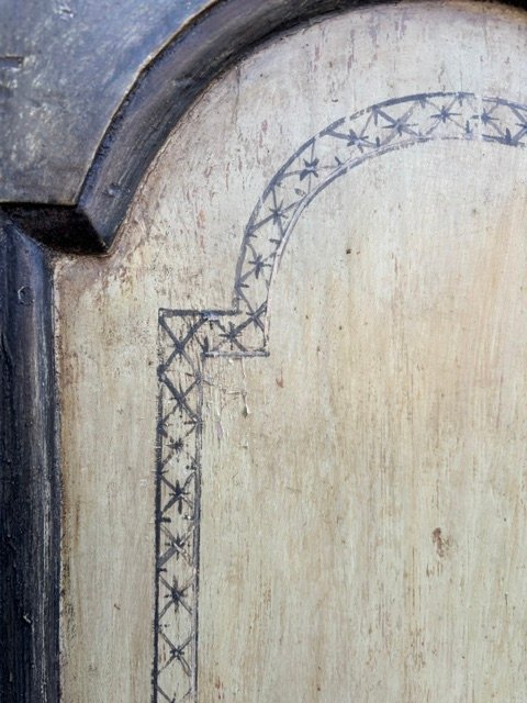 Coppia di porte dipinte  e decorate anche sul retro-photo-3