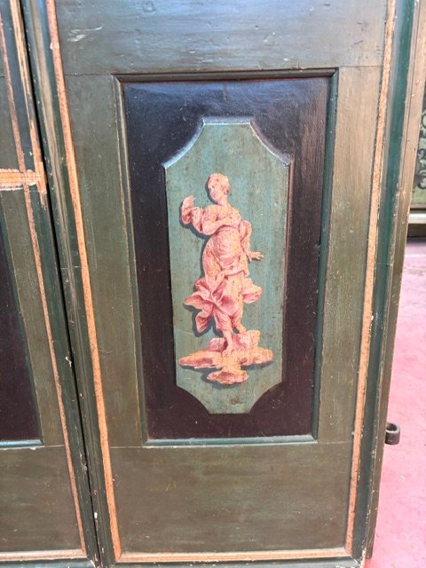 Porta a 2 ante dipinta e decorata con figure-photo-4