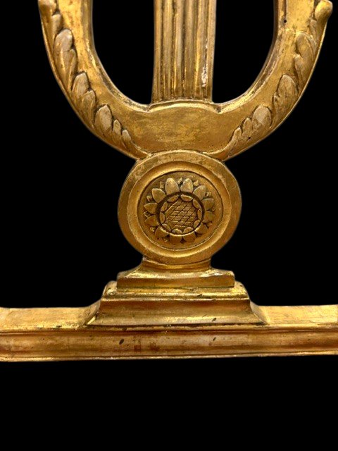 serie di 4  poltrone in legno intagliato e dorato -photo-4