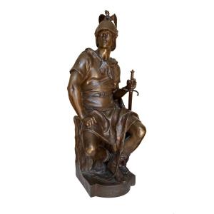 Paul Dubois "Le Courage Militaire " - Bronze Barbedienne