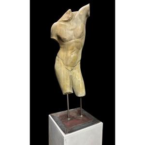 Torso in marmo venato