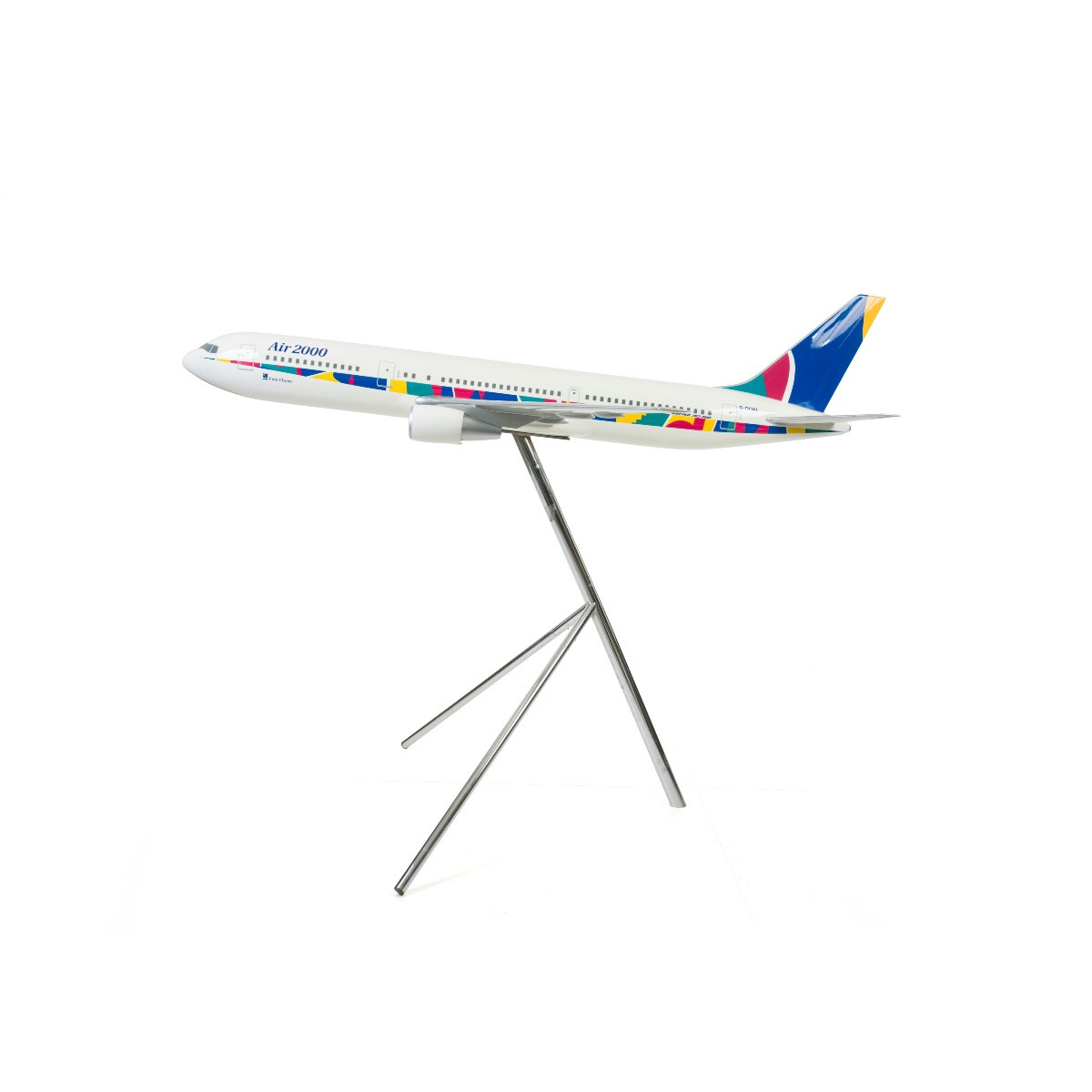 Grande modello in scala Mod. Air 2000 Boeing 767-300 Space Model-photo-4