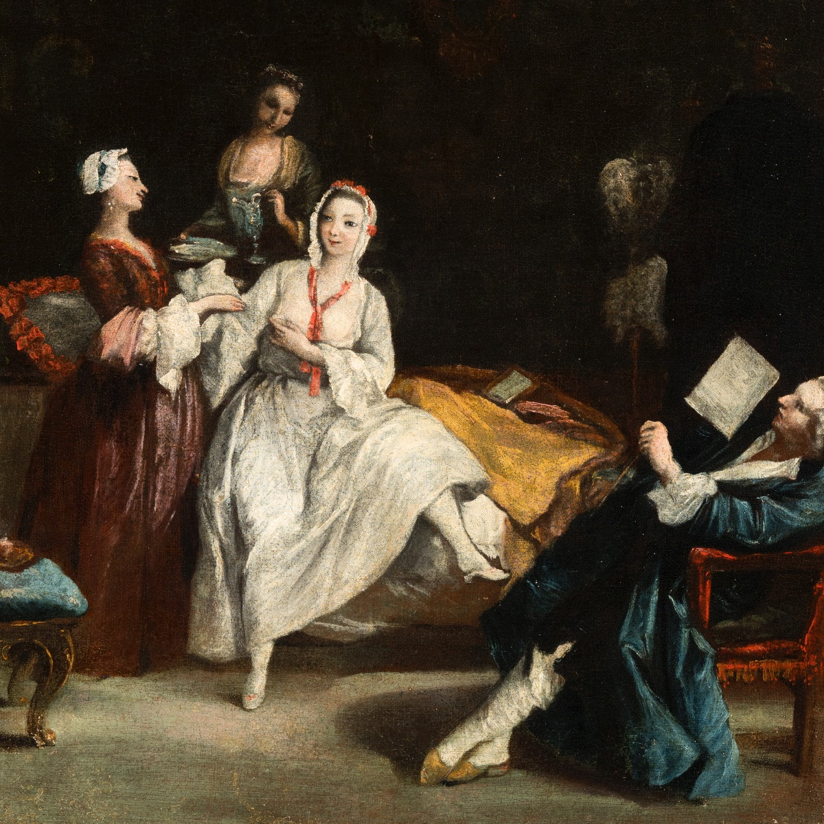 Pietro Longhi (Venezia 1701 - 1785) cerchia di-photo-2