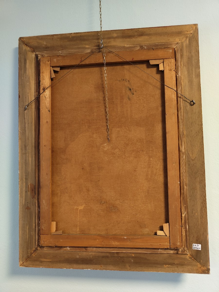 Dipinto olio su tela "Alberto Rossi"-photo-2