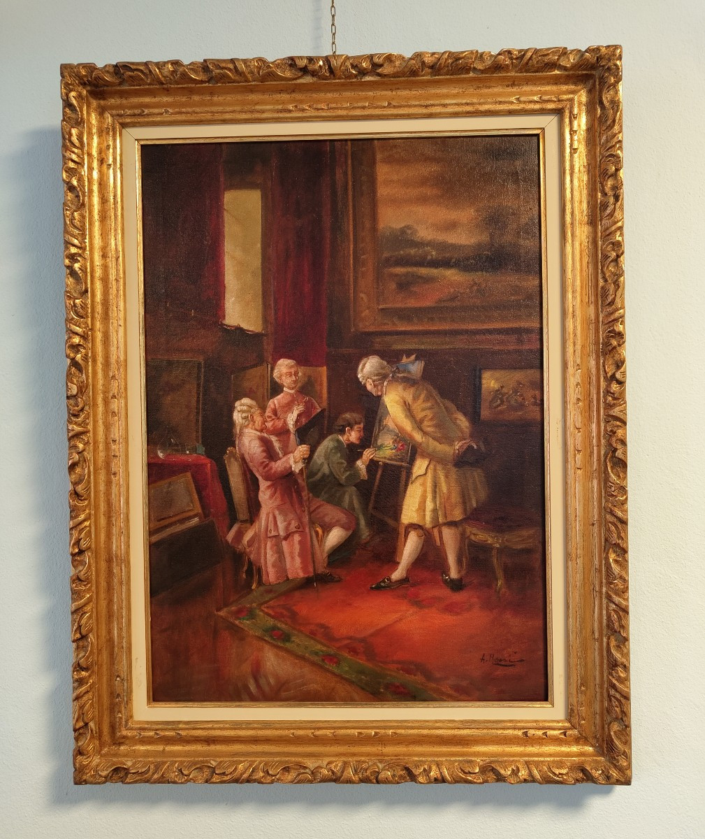 Dipinto "Alberto Rossi Torino 1858-1936