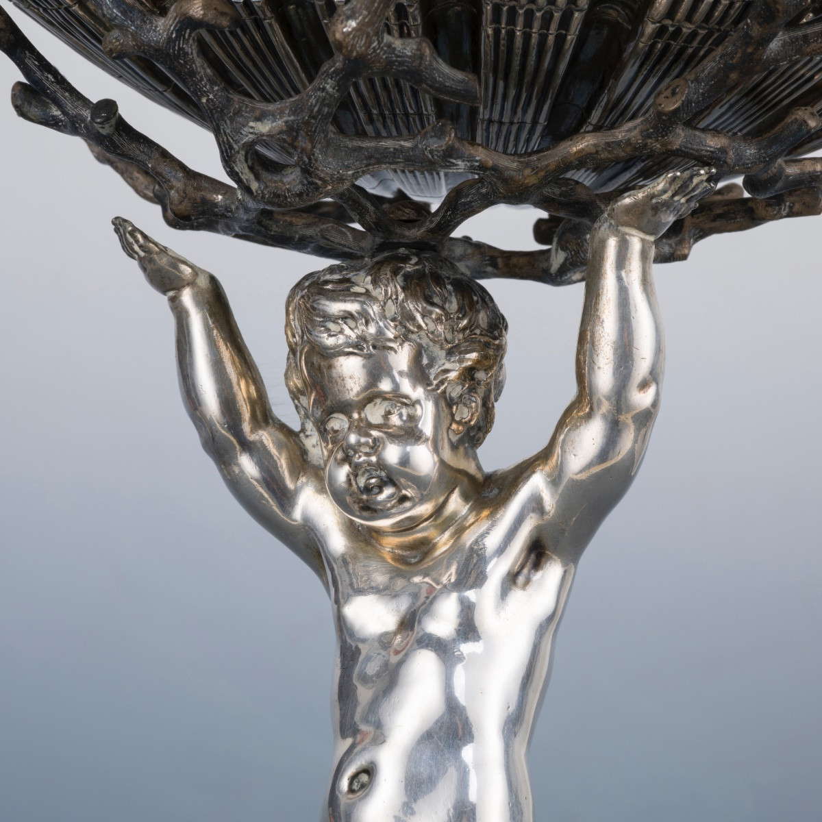 Quattro alzate in argento-photo-4