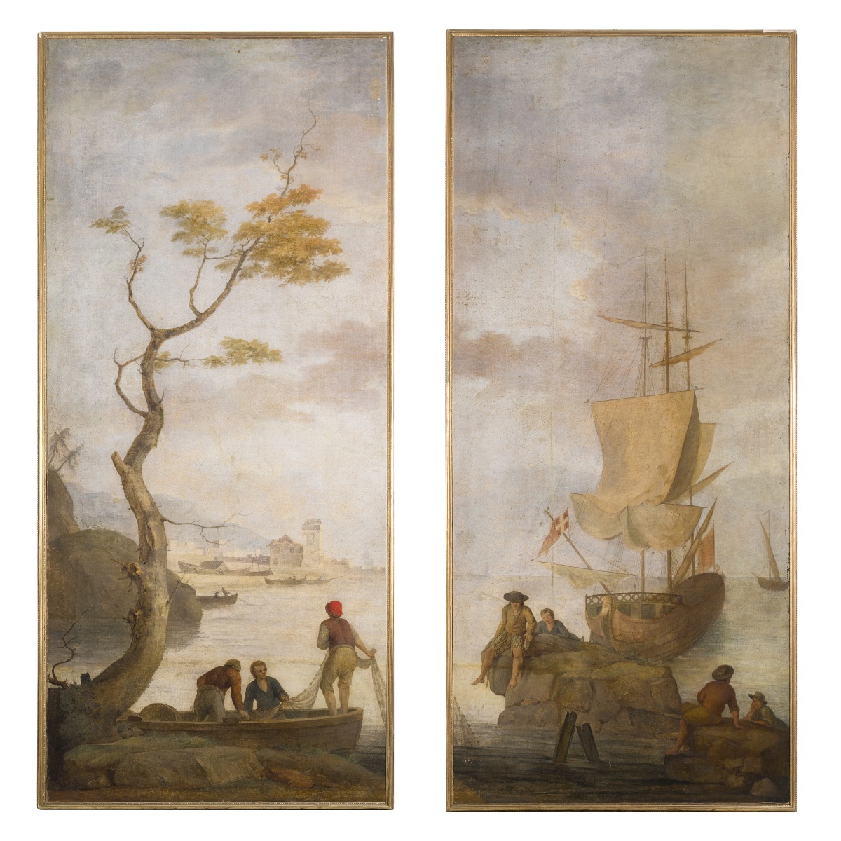 Claude Joseph Vernet (Avignone 1714 - Parigi 1789) bottega/cerchia di
