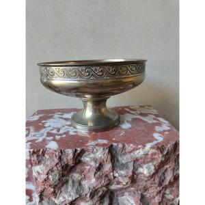 Alzata in argento firmata Risler & Carrè