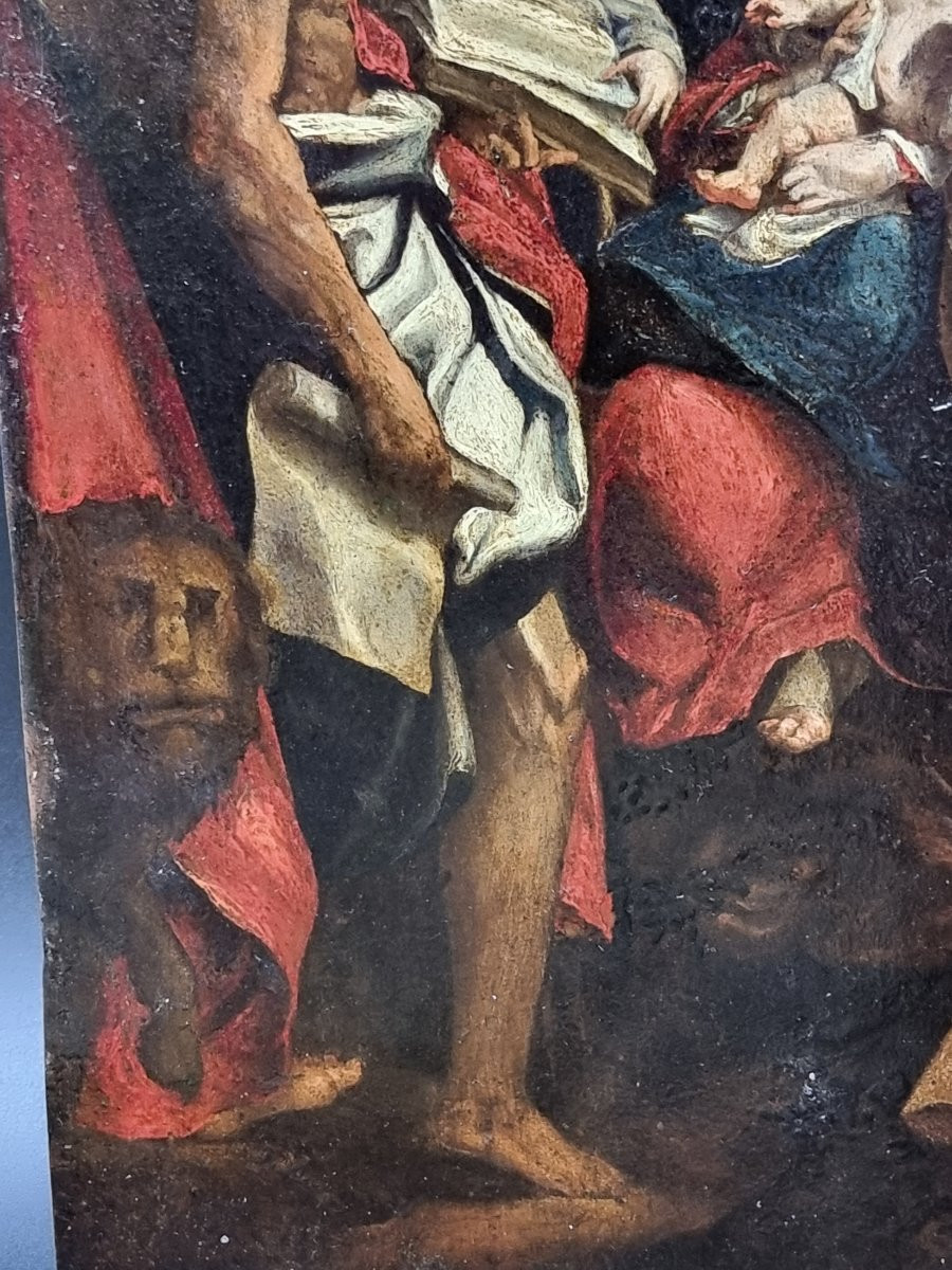 Copia settecentesca de "Il Giorno" del Correggio – Olio su rame-photo-2