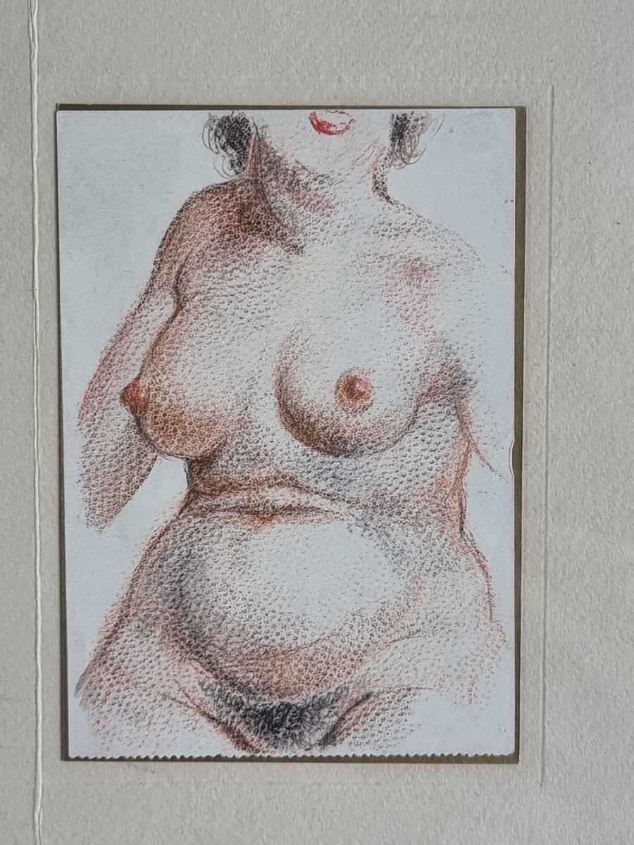 Serie di 25 disegni erotici attribuiti ad Alberto Vargas, anni '30-photo-2
