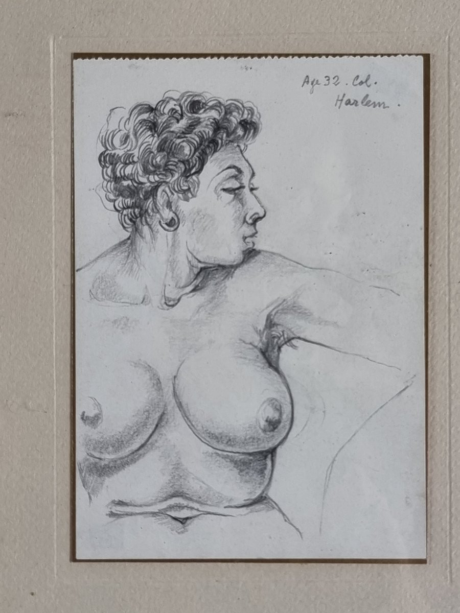 Serie di 25 disegni erotici attribuiti ad Alberto Vargas, anni '30-photo-4