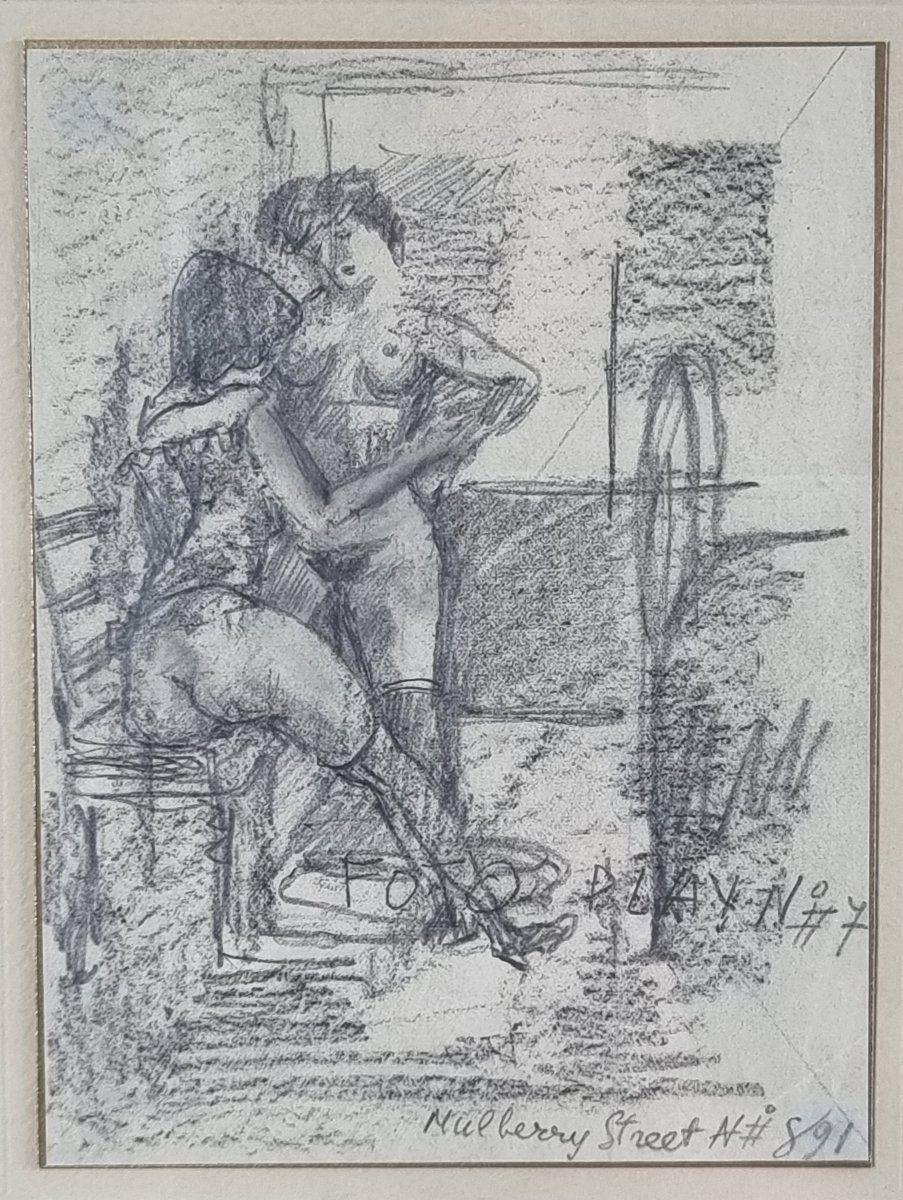 Serie di 25 disegni erotici attribuiti ad Alberto Vargas, anni '30-photo-8