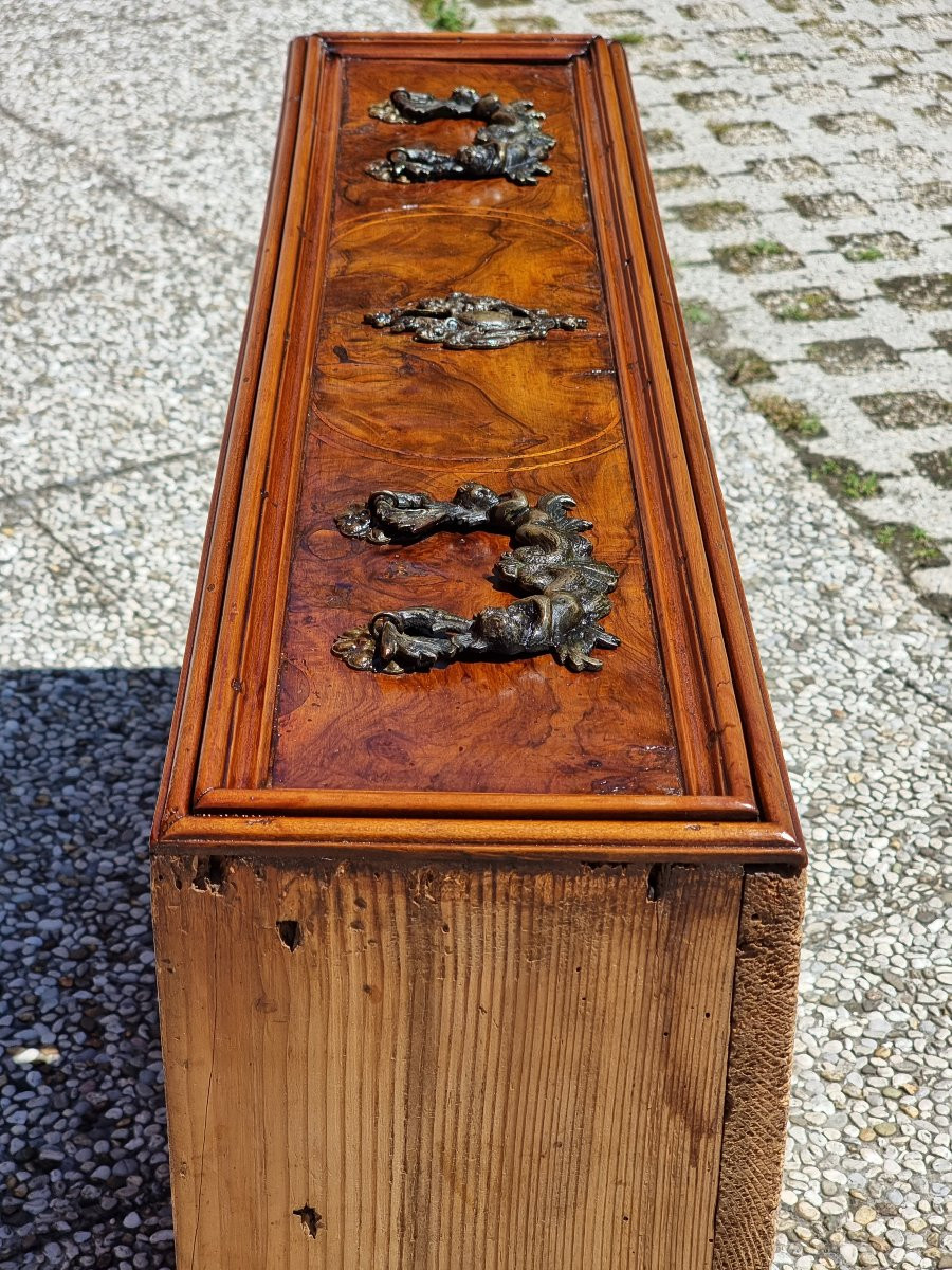 Canterano veneziano in radica di noce, XVIII secolo-photo-6