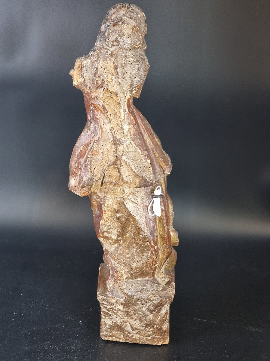 Scultura lignea policroma e dorata, Nord Italia, inizi XVIII secolo-photo-3