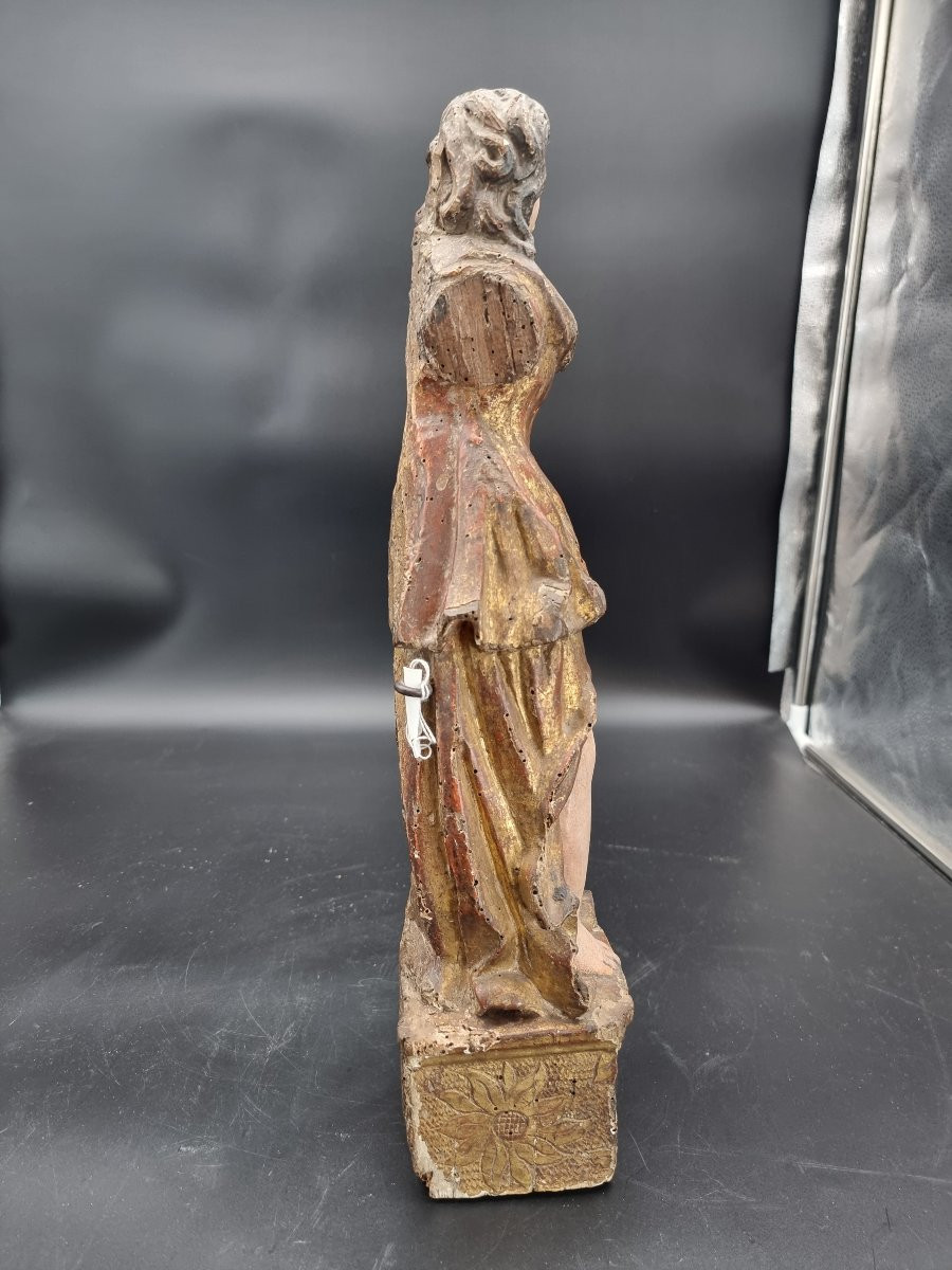 Scultura lignea policroma e dorata, Nord Italia, inizi XVIII secolo-photo-4