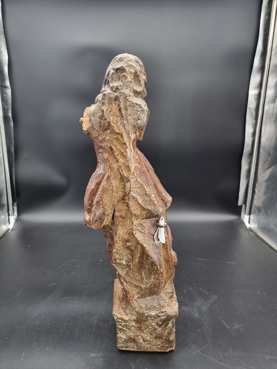 Scultura lignea policroma e dorata, Nord Italia, inizi XVIII secolo-photo-1