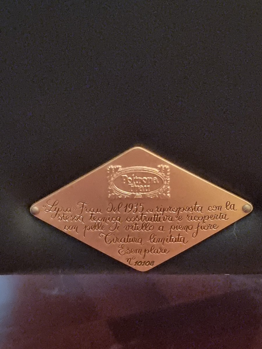 Coppia di poltrone Frau modello “Lira” – Edizione limitata-photo-4