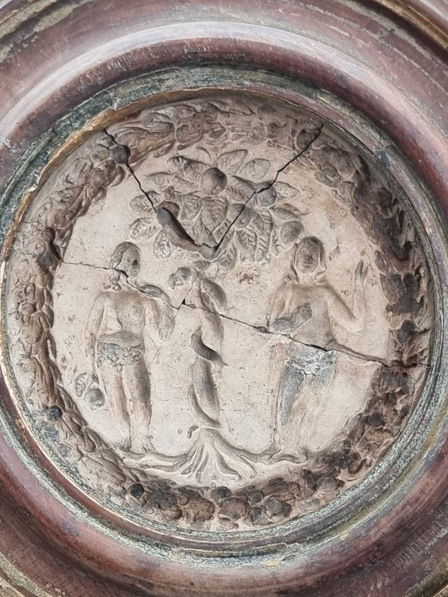Tondo in noce con calco dell'Albero della Vita – Italia, XVII secolo-photo-3