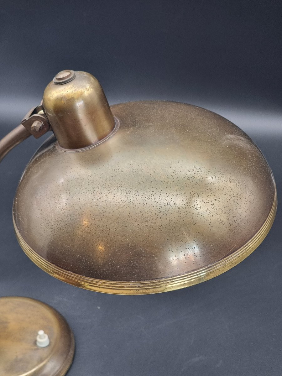 Lampada da tavolo ministeriale attribuita a Giovanni Michelucci per Lariolux – Italia, anni '40-photo-3
