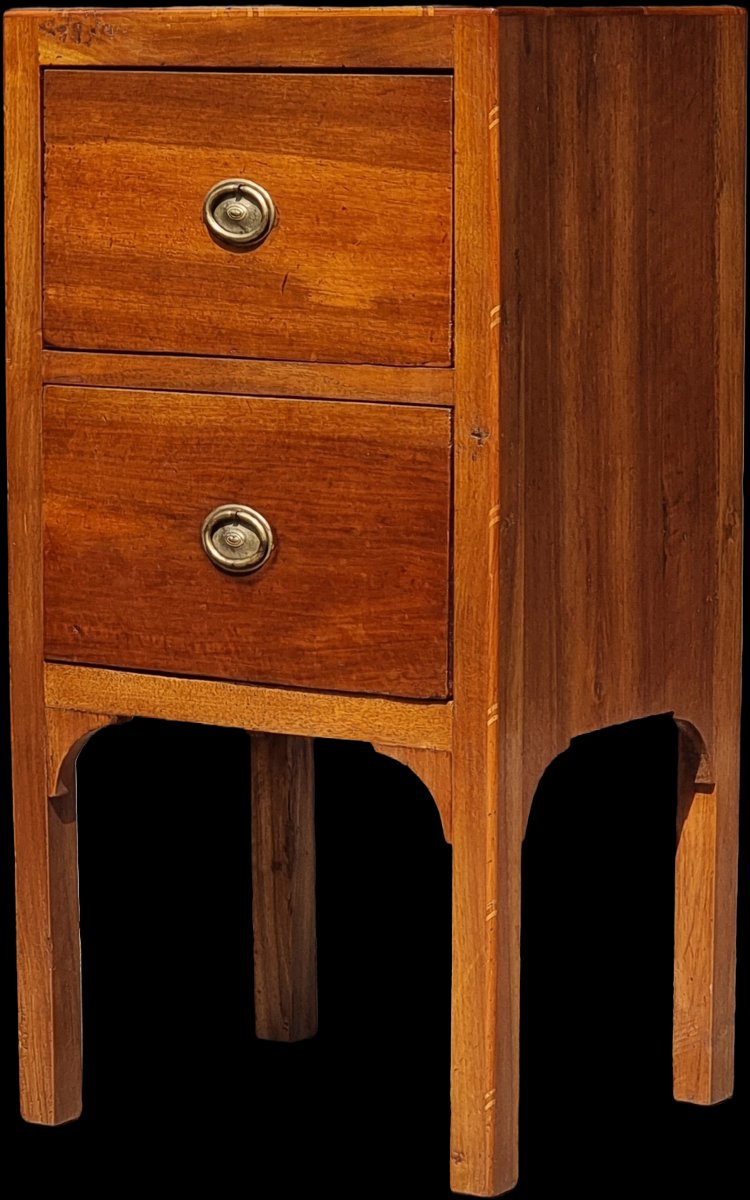 Coppia di comodini veneti in noce, epoca Direttorio (inizi XIX secolo)-photo-2