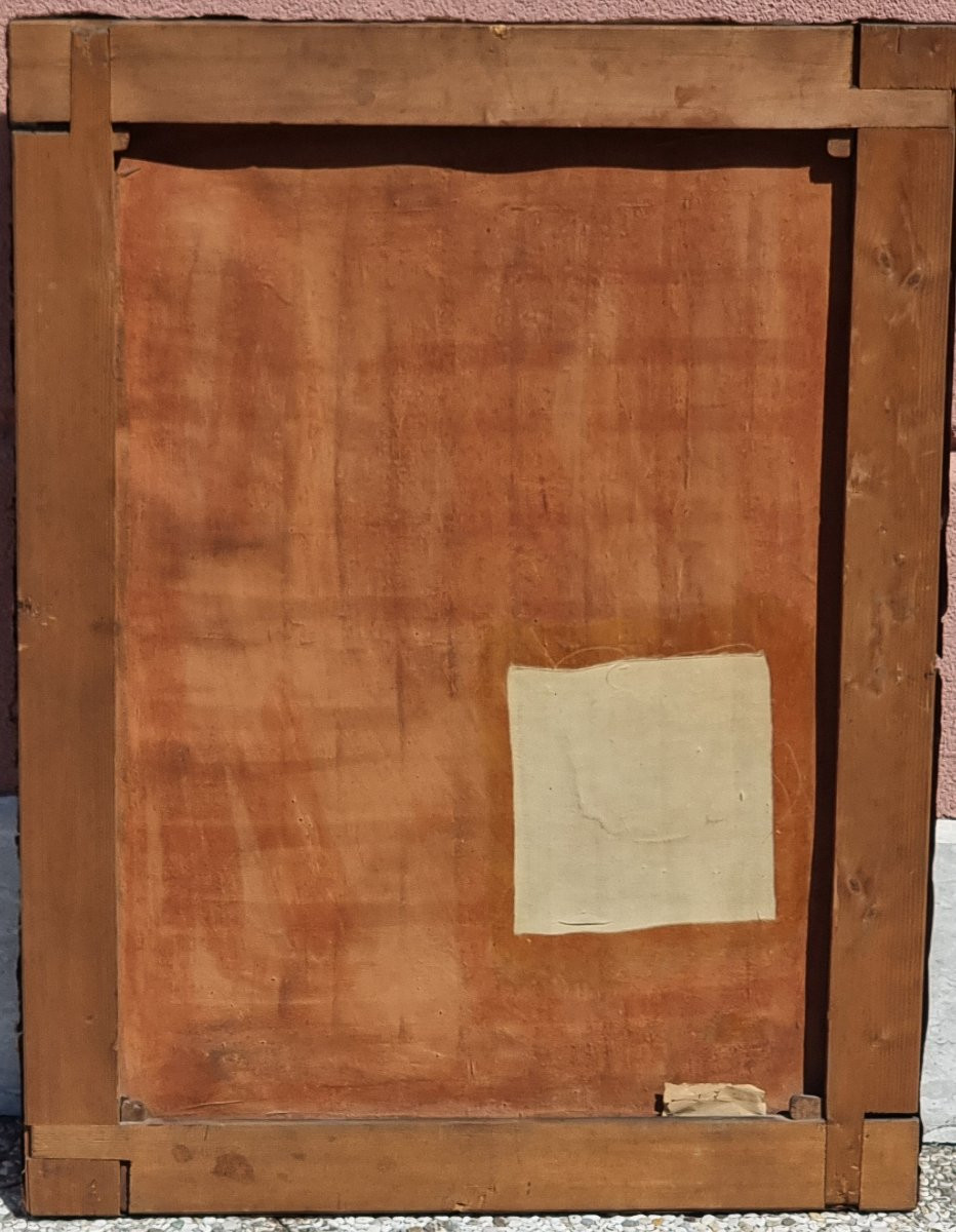 Ritratto di gentiluomo – Fine XIX secolo, forte espressività, da restaurare-photo-2