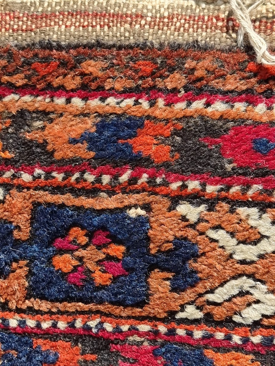 Tappeto tribale persiano a motivo Gul – Lana annodata a mano, Iran, primi ‘900-photo-2