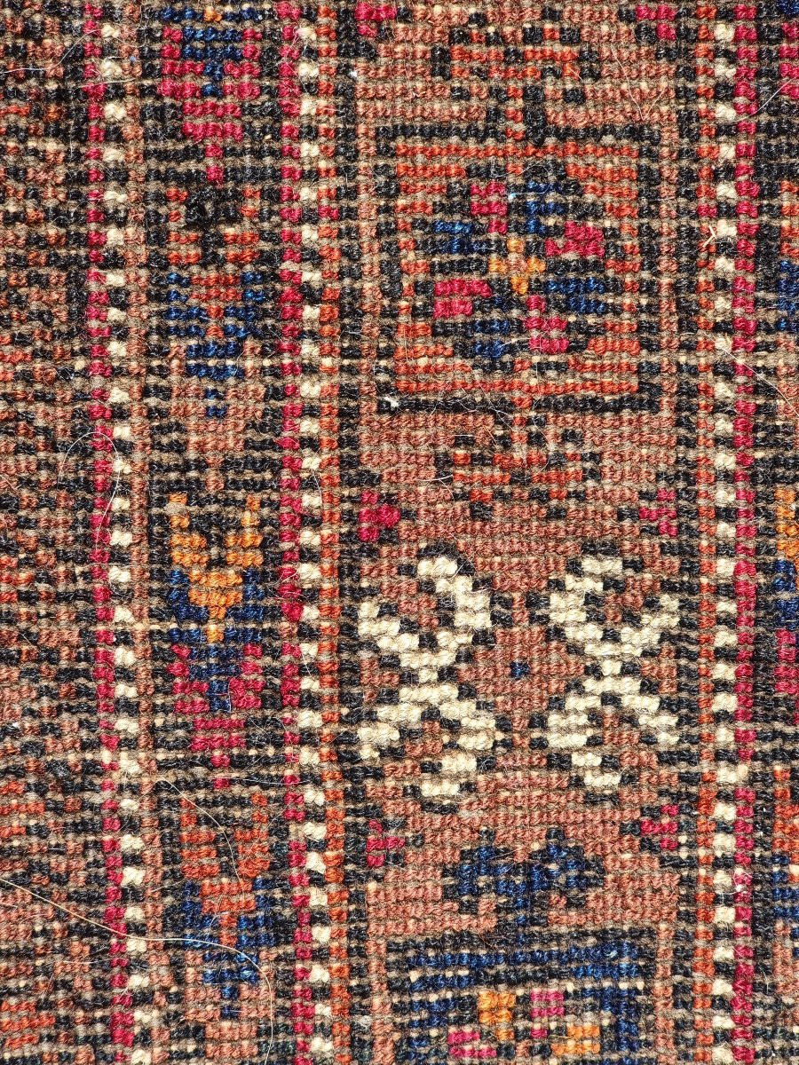 Tappeto tribale persiano a motivo Gul – Lana annodata a mano, Iran, primi ‘900-photo-4