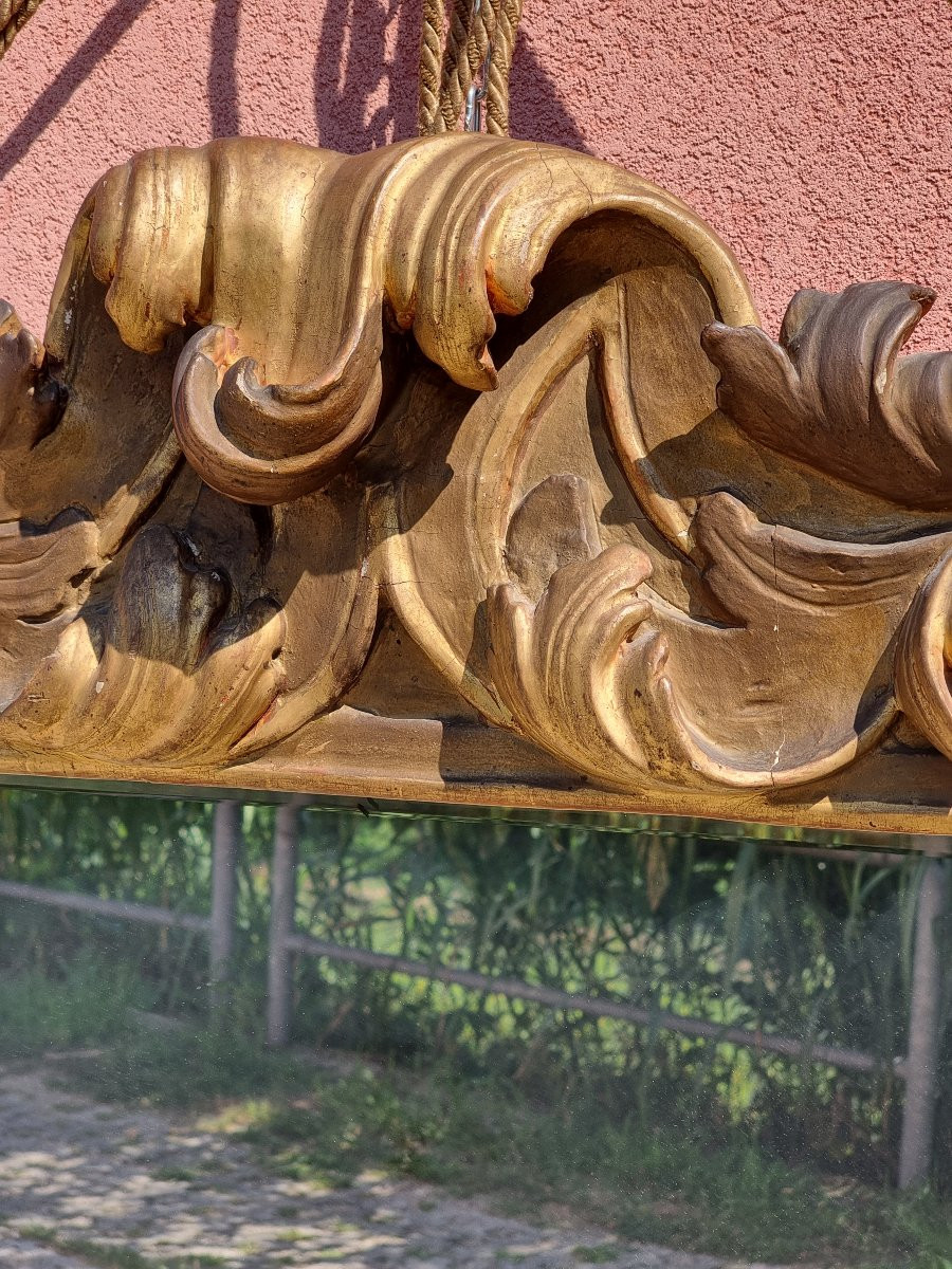 Cornice veneziana intagliata e dorata – Fine XVII / inizio XVIII secolo-photo-4