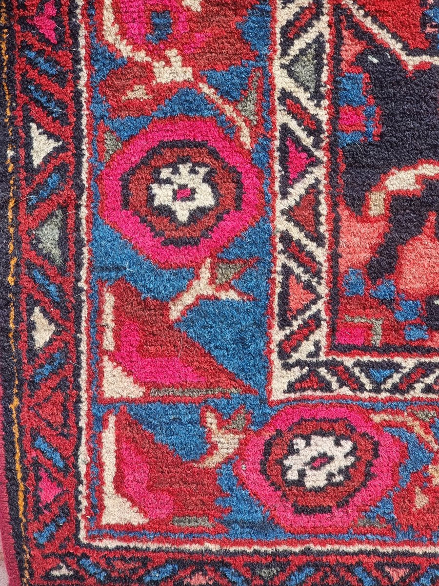 Tappeto persiano Malayer, annodato a mano – Prima metà del Novecento-photo-4