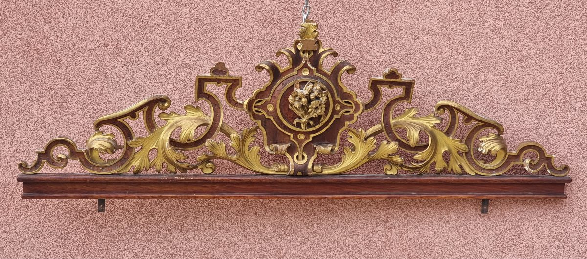Fregio intagliato e dorato, Italia settentrionale, periodo Carlo X, ca. 1820–1830-photo-5