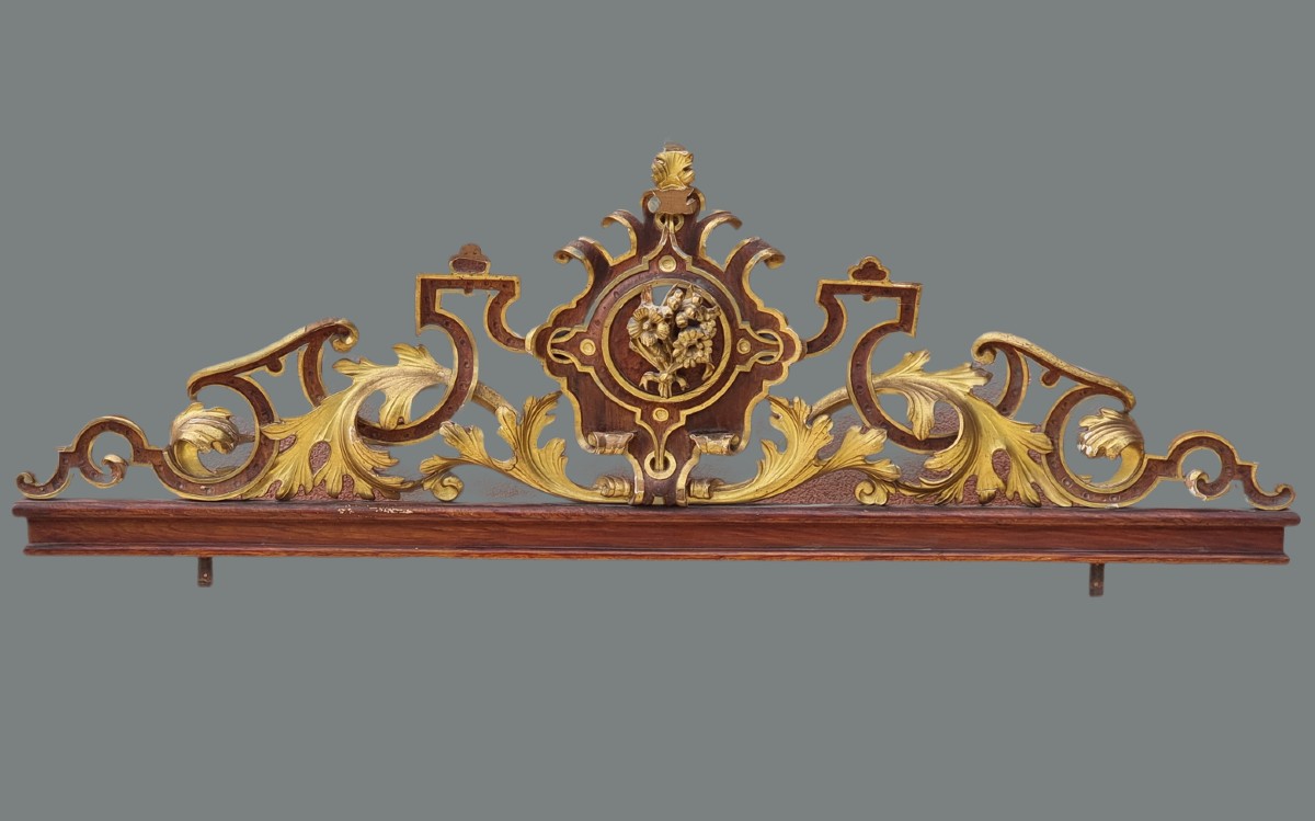 Fregio intagliato e dorato, Italia settentrionale, periodo Carlo X, ca. 1820–1830