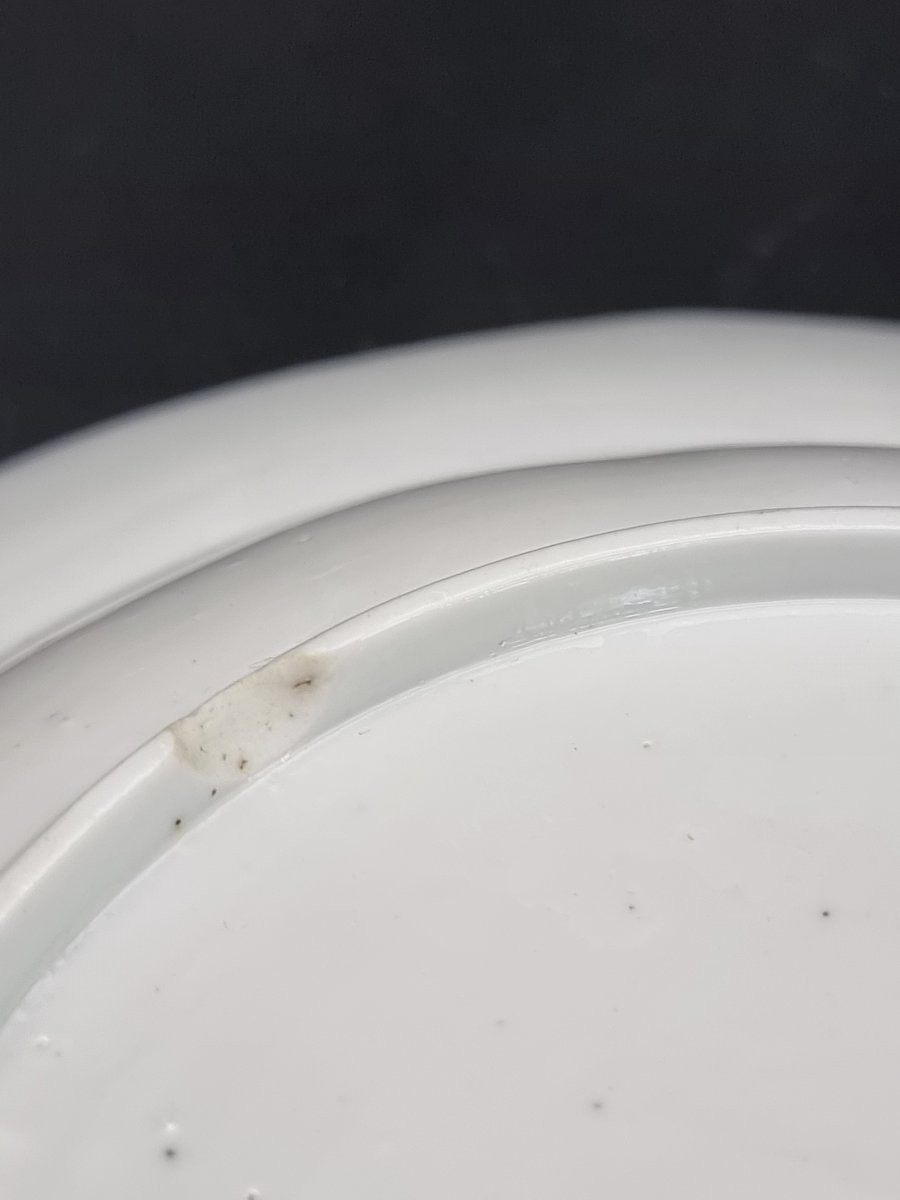 Piatto fondina in porcellana Meissen, motivo Neu Brandenstein, seconda metà del XVIII secolo-photo-1