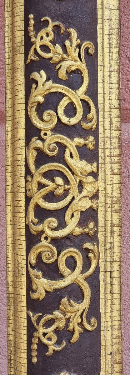 Cornice veneziana Luigi XV laccata e intagliata – XVIII secolo-photo-2