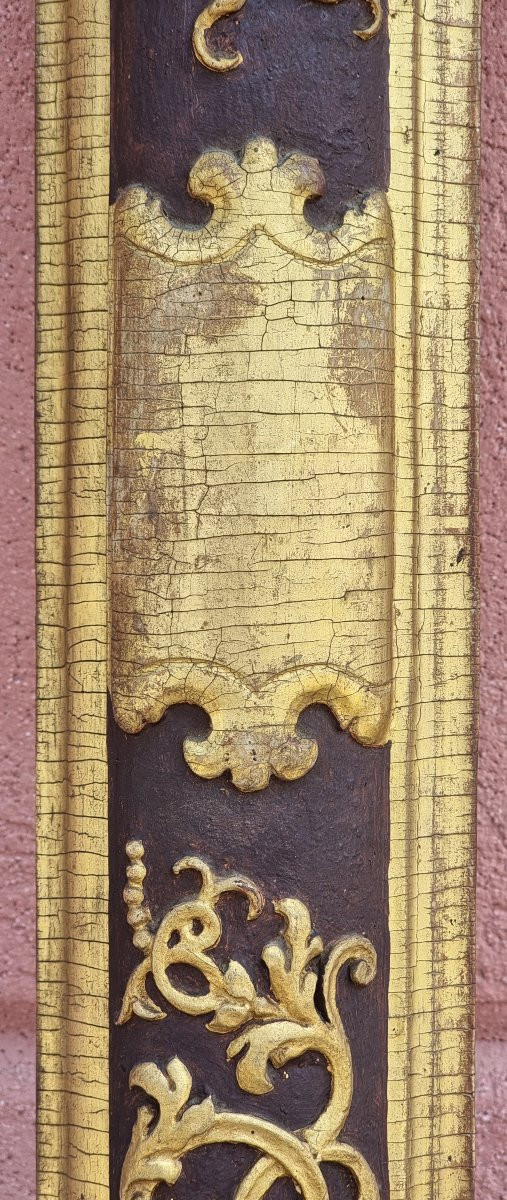 Cornice veneziana Luigi XV laccata e intagliata – XVIII secolo-photo-3