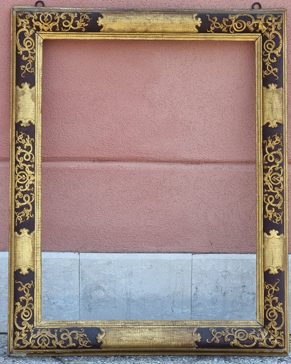 Cornice veneziana Luigi XV laccata e intagliata – XVIII secolo-photo-6