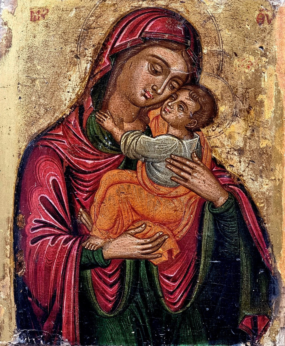 Madonna con Bambino – Scuola veneto-cretese, tardo XVI secolo