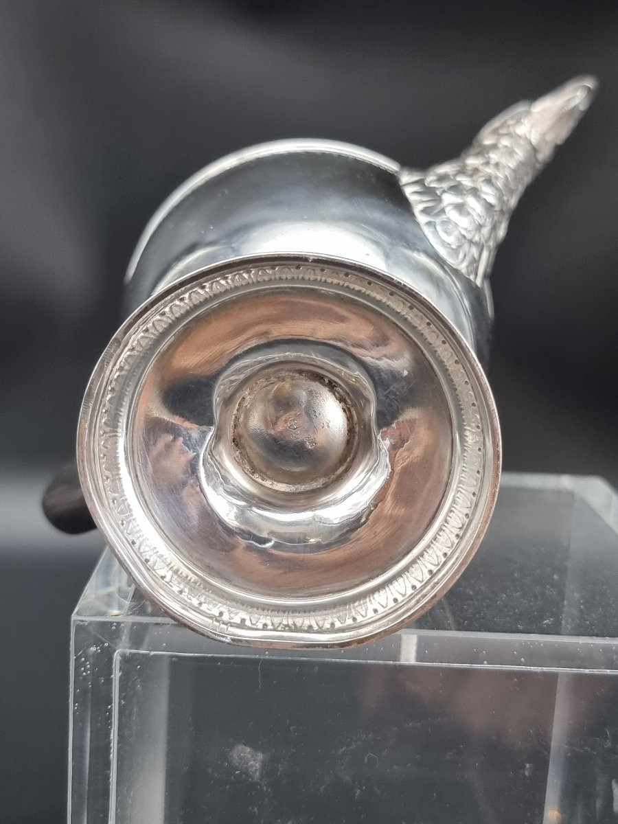 Caffettiera in argento 800, stile neoclassico, Italia, XX secolo-photo-3