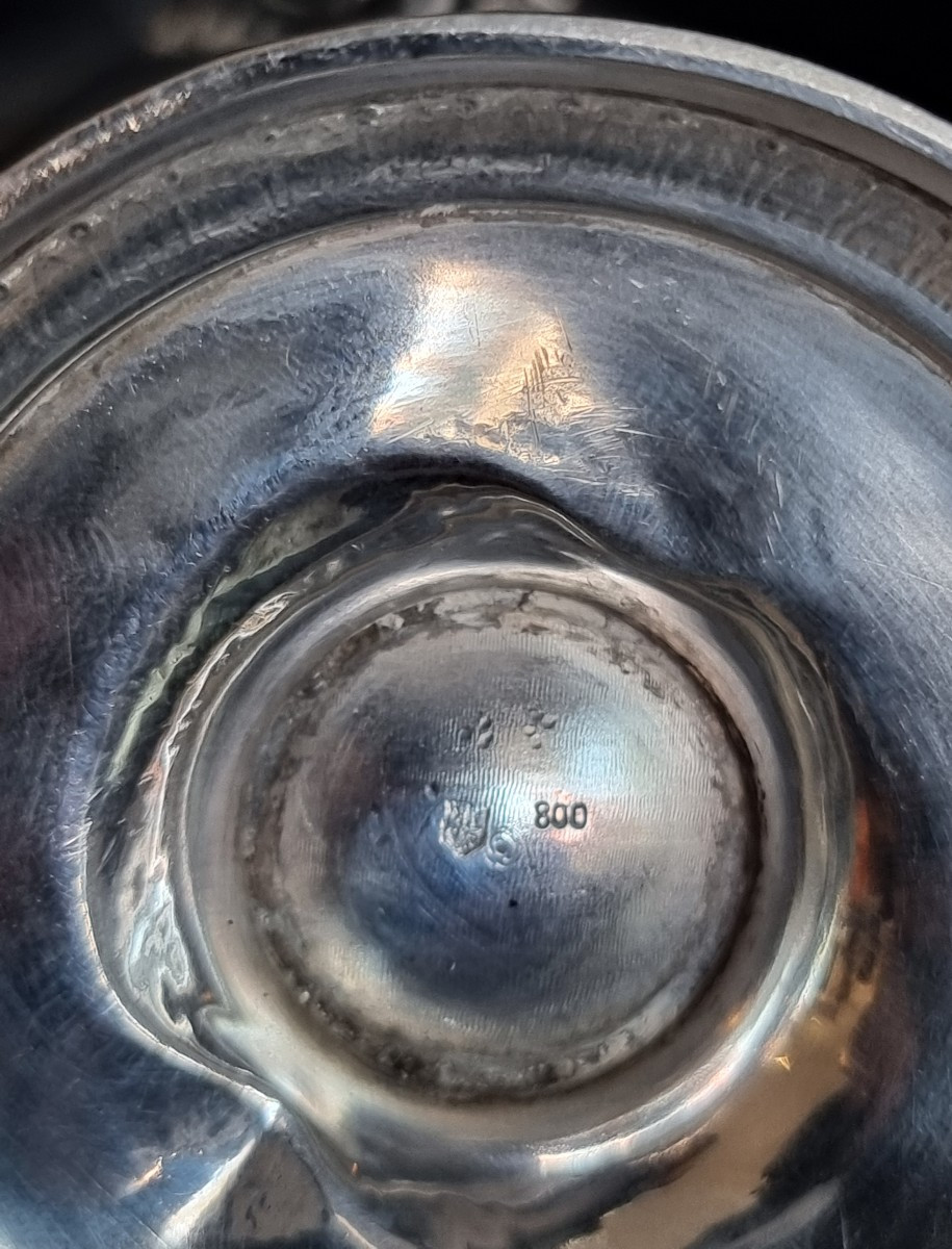 Caffettiera in argento 800, stile neoclassico, Italia, XX secolo-photo-1