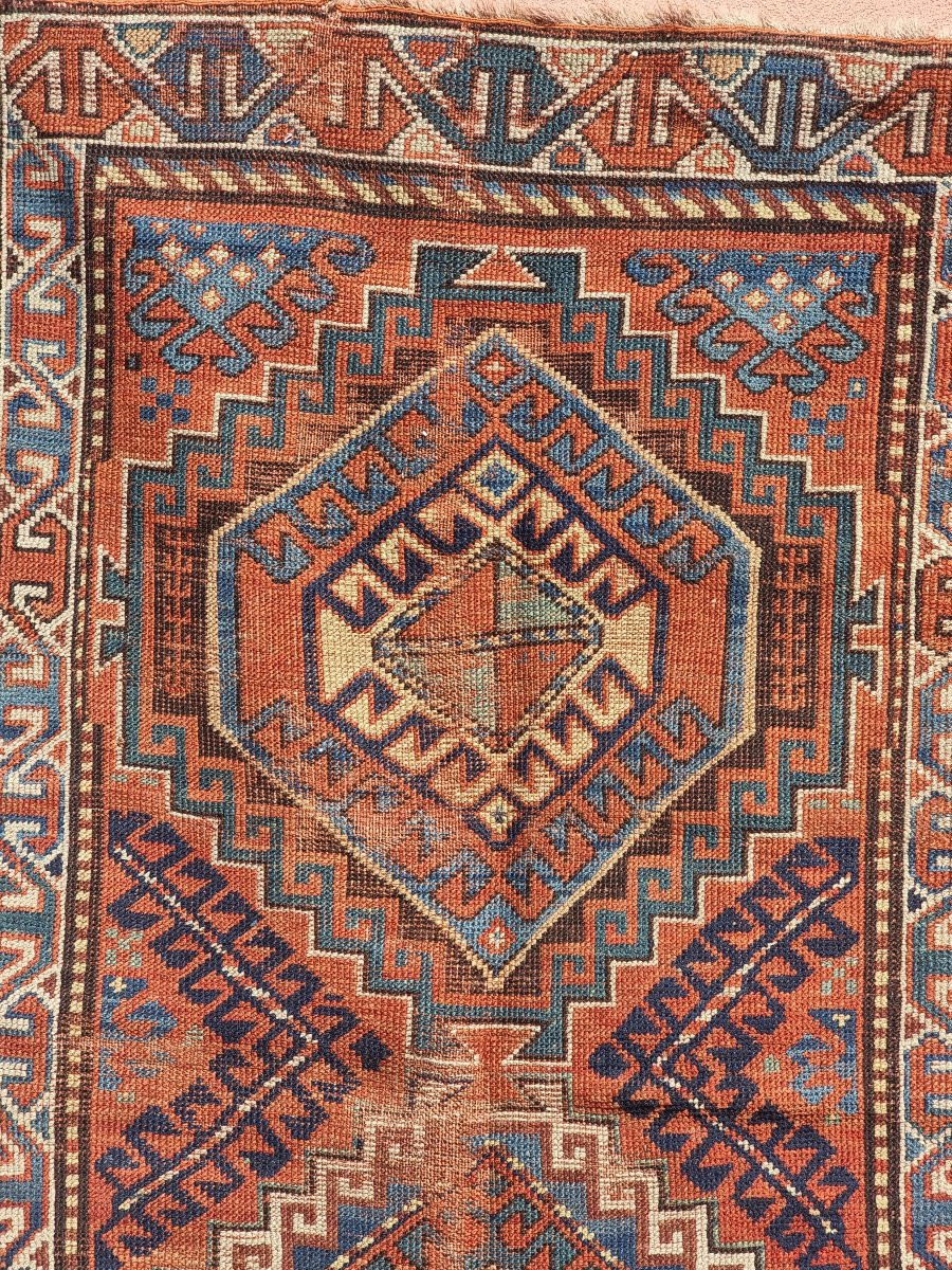 Tappeto Caucasico (Kazak / Shirvan) – Fine XIX secolo / Inizio XX secolo-photo-2
