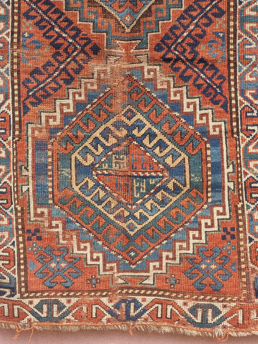 Tappeto Caucasico (Kazak / Shirvan) – Fine XIX secolo / Inizio XX secolo-photo-3