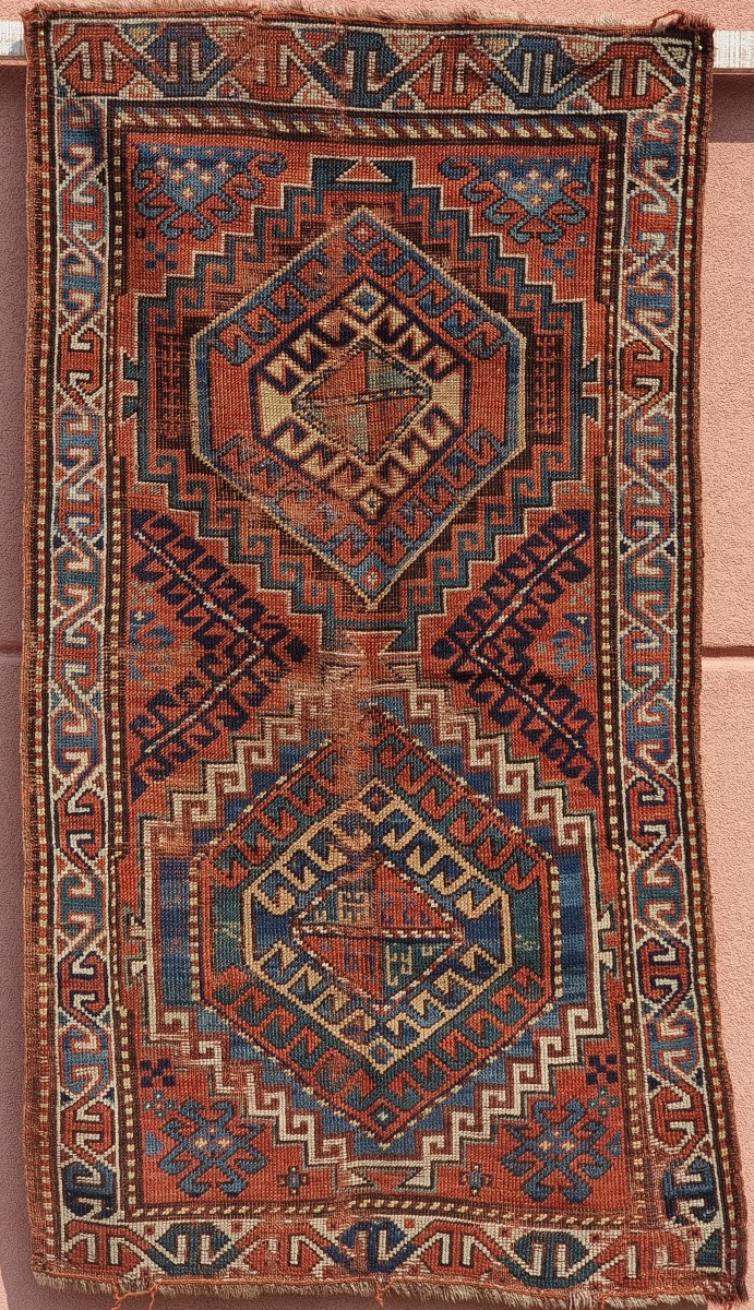 Tappeto Caucasico (Kazak / Shirvan) – Fine XIX secolo / Inizio XX secolo