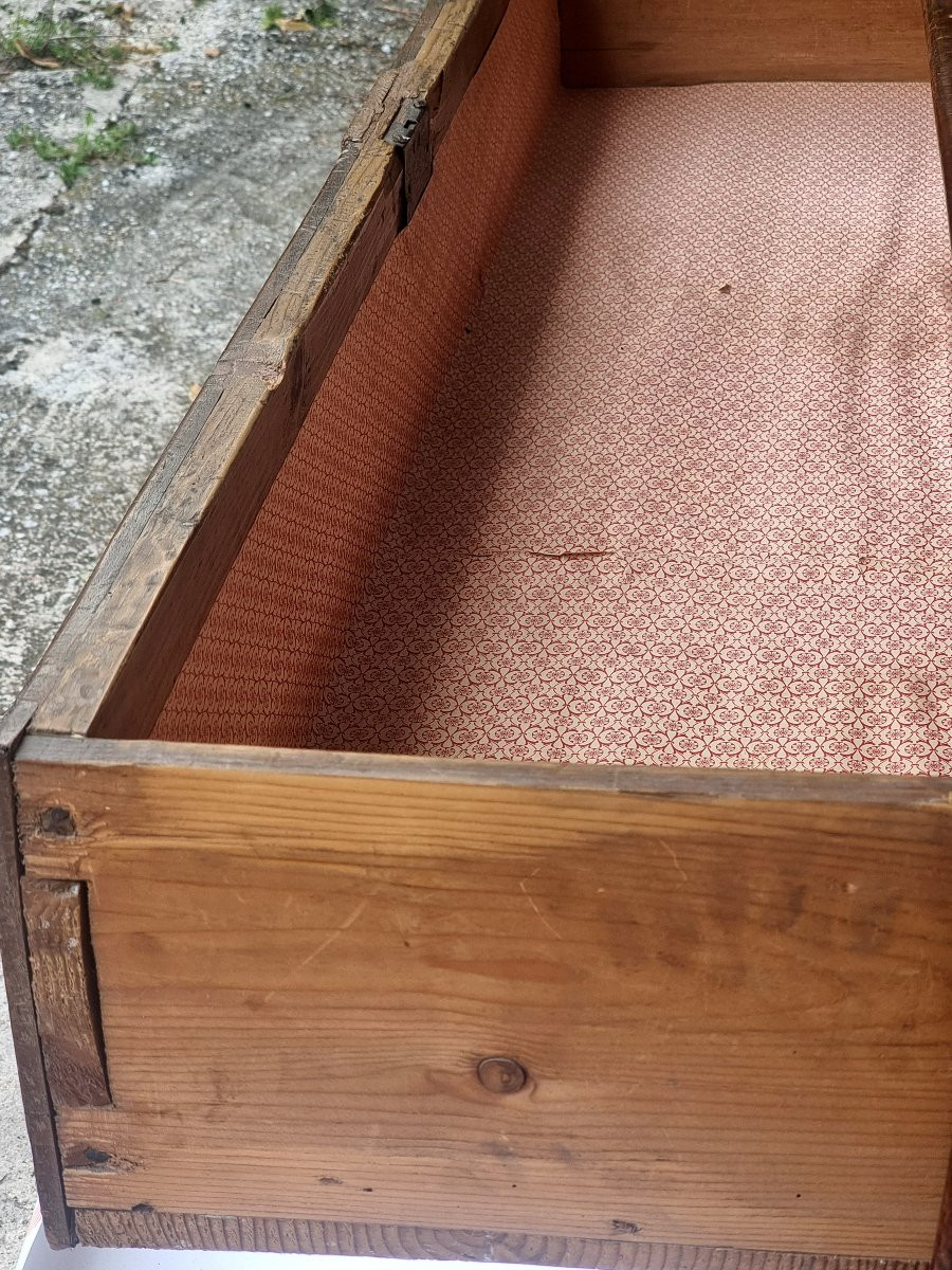Cassettone a ribalta in noce, Veneto, seconda metà del Seicento-photo-7