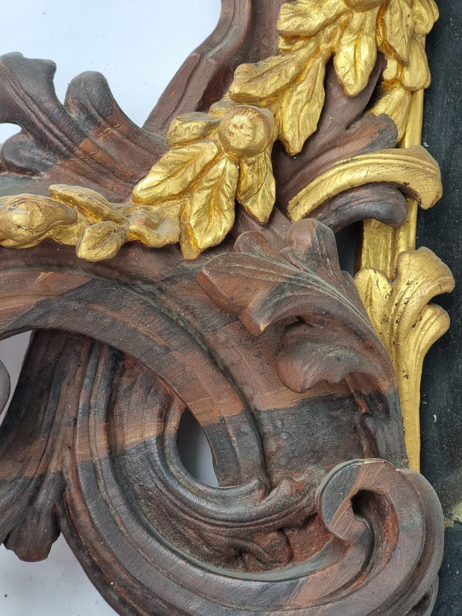 Antonio Zona – Ritratto di giovane donna con cornice scolpita in cirmolo dorato, fine XIX secol-photo-2