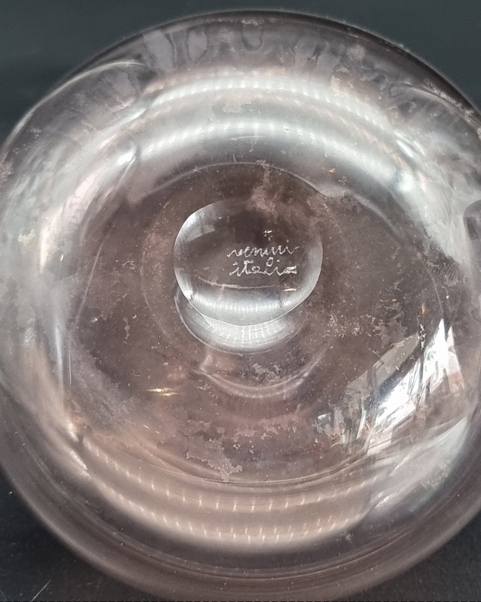 Vaso Venini in vetro di Murano – firmato “Venini Italia”, anni ’60–’70 ca.-photo-4