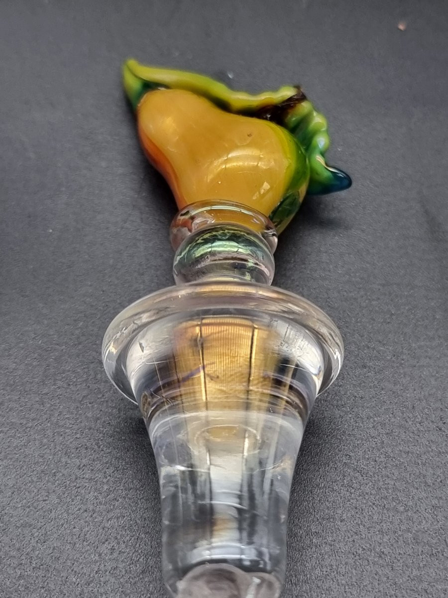 Vaso veneziano in vetro soffiato inciso e iridescente Murano, fine XIX – inizi XX sec.-photo-4