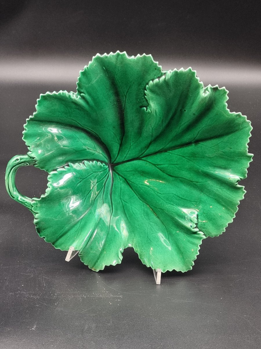Servizio di piatti in maiolica verde Copeland & Garrett, Inghilterra, XIX secolo-photo-6
