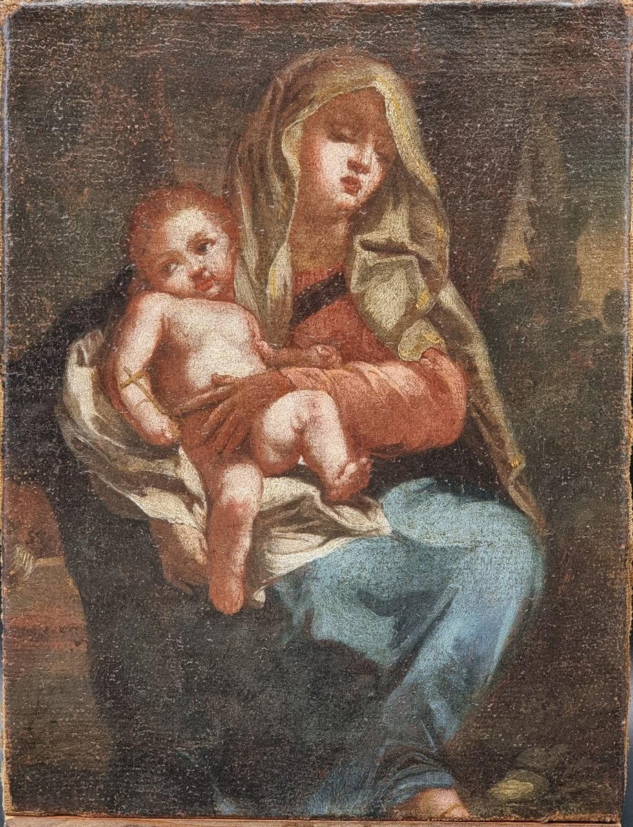 Madonna col Bambino – Scuola veneta, fine XVII secolo-photo-2