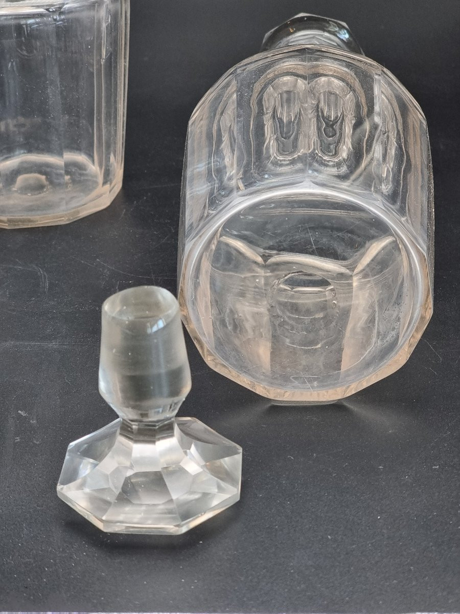 Servizio da liquore in cristallo molato, Boemia o area russo-boema, XIX secolo-photo-4